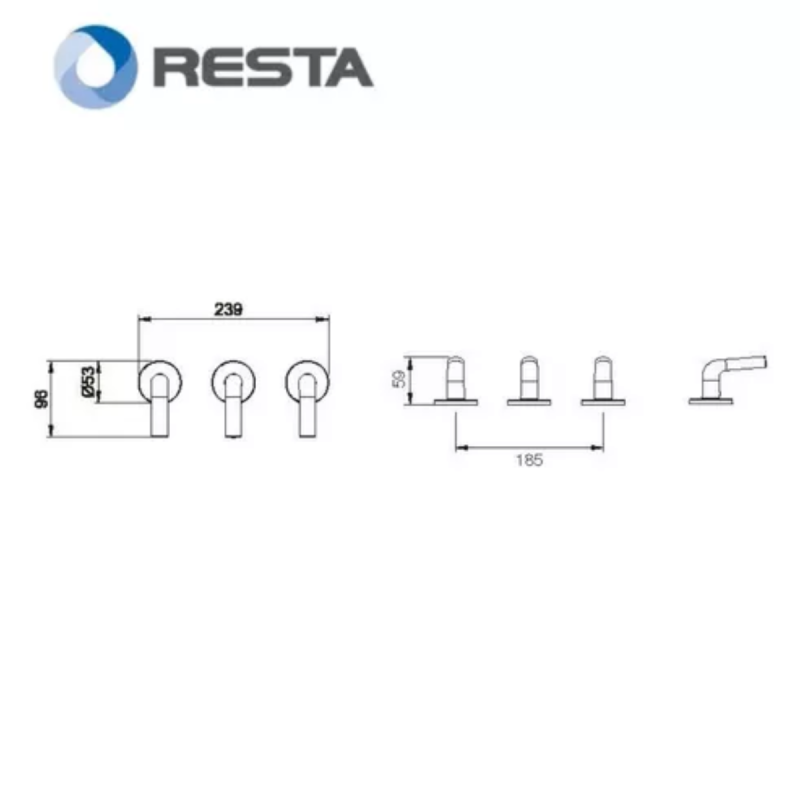 Griferia Bidet Live Black Peirano Negro 70-199n