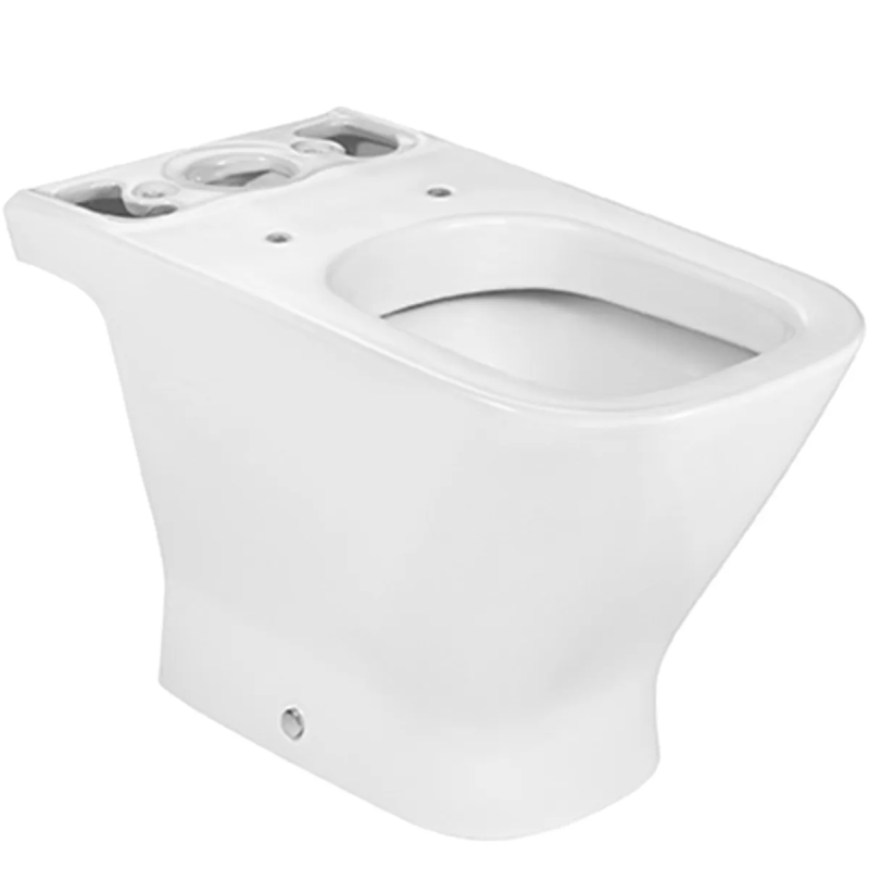 Inodoro largo con salida dual Roca The Gap Blanco