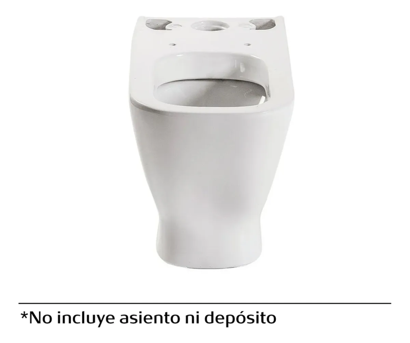 Inodoro largo con salida dual Roca The Gap Blanco