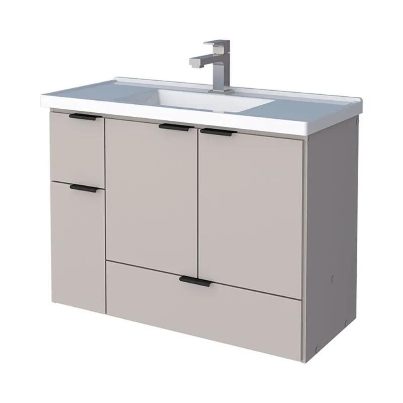 Vanitory Mueble Colgante Beige Cozimax Orquidea 80 Z102216