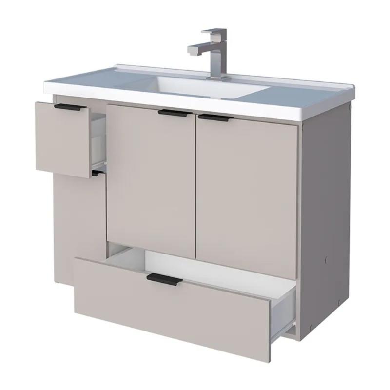 Vanitory Mueble Colgante Beige Cozimax Orquidea 80 Z102216