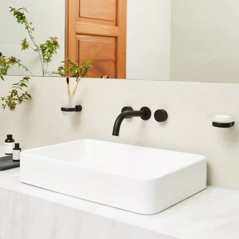 Bacha De Apoyo Rectangular Para Baño Blanco Peirano BCH09