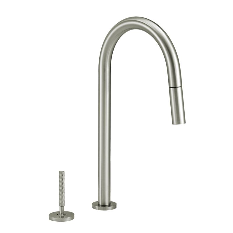 Grifería Monocomando Cocina Beat Joystick Peirano 20-101NI Níquel Pulido