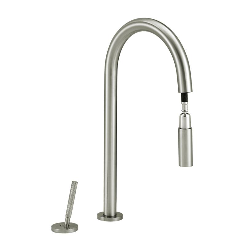 Grifería Monocomando Cocina Beat Joystick Peirano 20-101NI Níquel Pulido