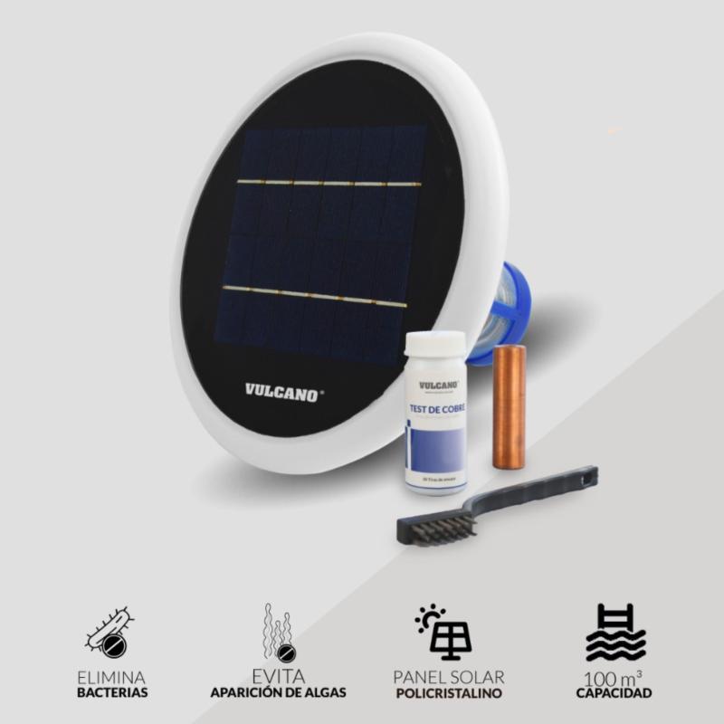 Ionizador Solar Flotante Para Piletas Vulcano Ion-100 Cod.102401