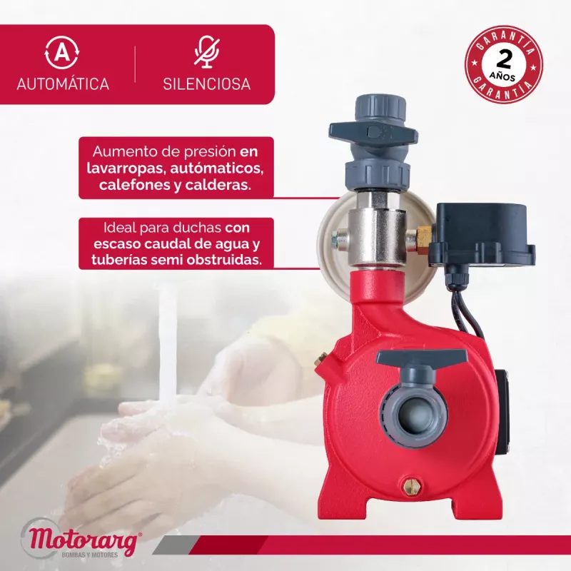Bomba Agua Presurizadora Motorarg TIP PRES 20 0.75 Hp