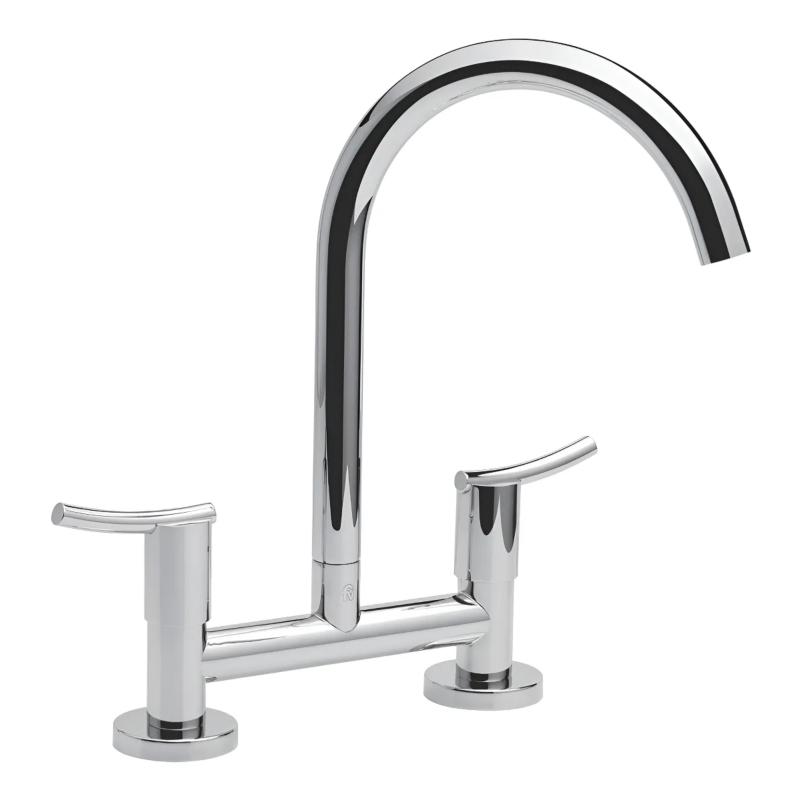 Grifería Mesada Cocina Pico Alto Movil Fv Libby 428/39 Cromo