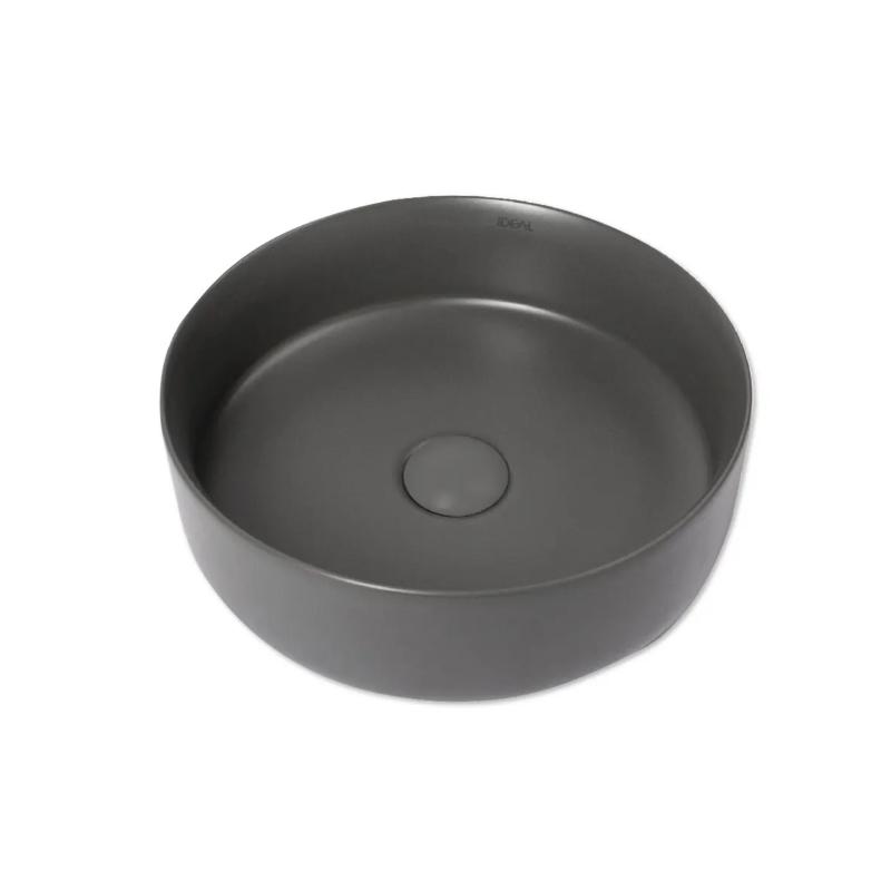 Bacha De Apoyo Redonda Chica Ideal Gris Mate 10084