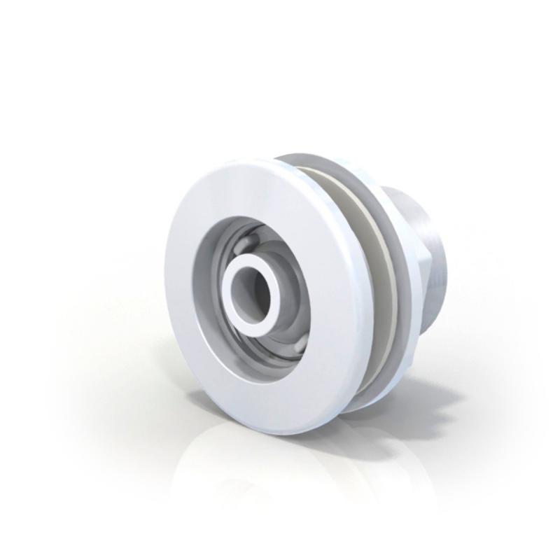 Retorno aro blanco ø 50mm para Fibra de Vidrio Vulcano Cód 117009