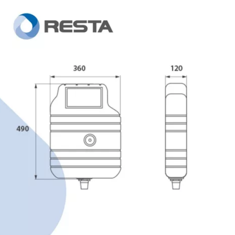 Deposito Para Mingitorio Chato Embutir 8 Litros Ideal