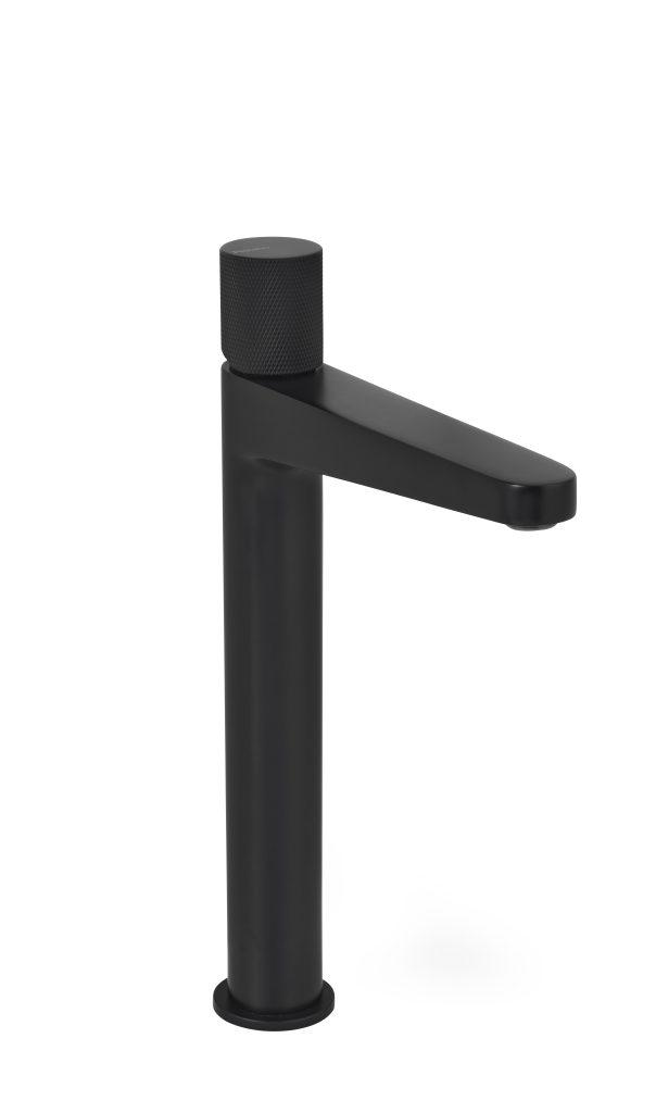 Grifería Lavatorio Monocomando Alto Peirano Fabric Black 61-200N
