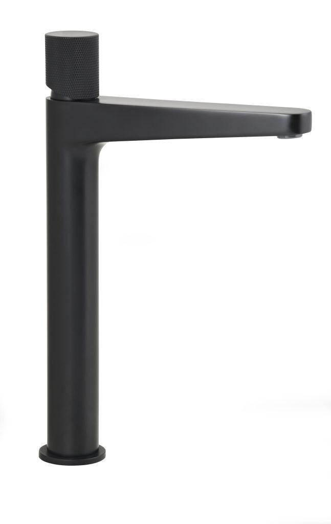 Grifería Lavatorio Monocomando Alto Peirano Fabric Black 61-200N