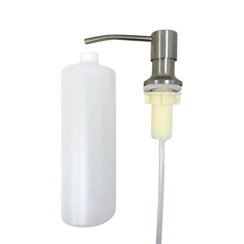 Dosificador Metálico De Jabón Liquido Para Cocina Tg Plast