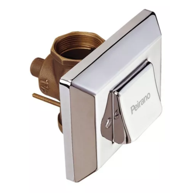 Válvula Para Inodoro Temporizada Peirano Tecno Cromo
