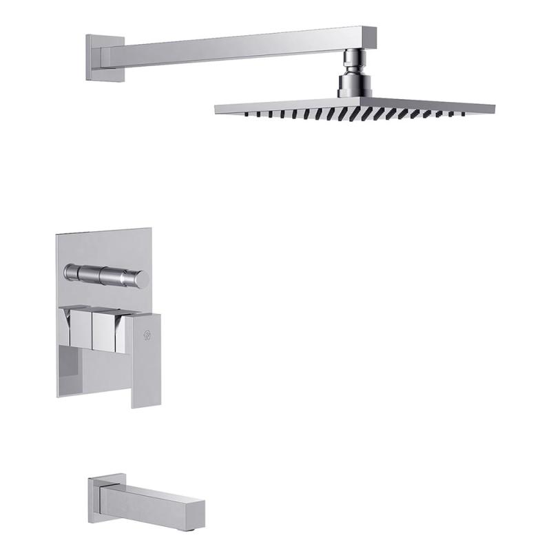 Grifería Monocomando Ducha Con Transferencia Fv Dominic New 0106/85N  CR Cromo