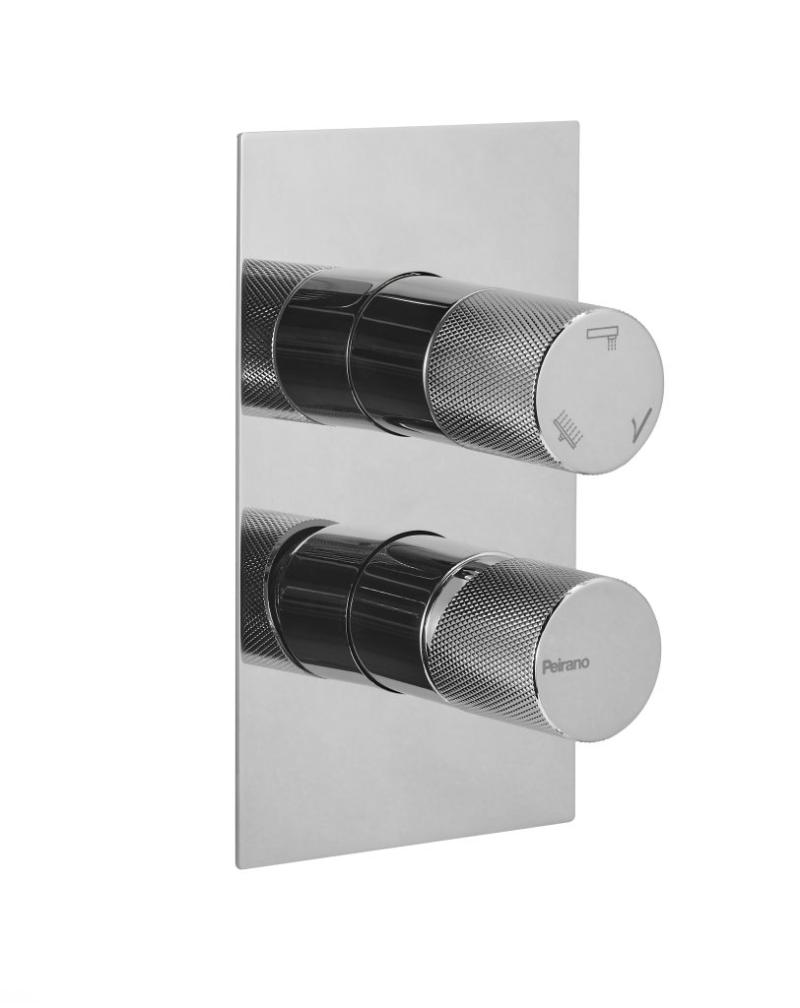 Ducha de Embutir Monocomando 3 funciones Peirano Fabric Cromo 80-200C