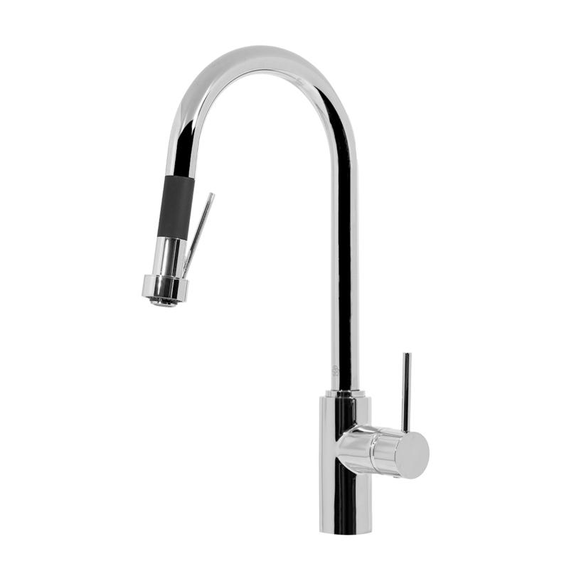 Grifería De Cocina Monocomando Fv Augusta Pro 0412/96P Cromo