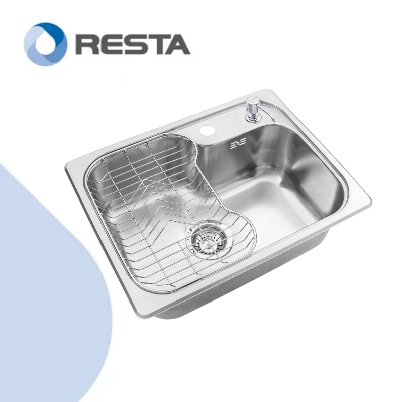 Bacha Johnson Pileta Si55 Luxor + Dosificador + Secaplatos