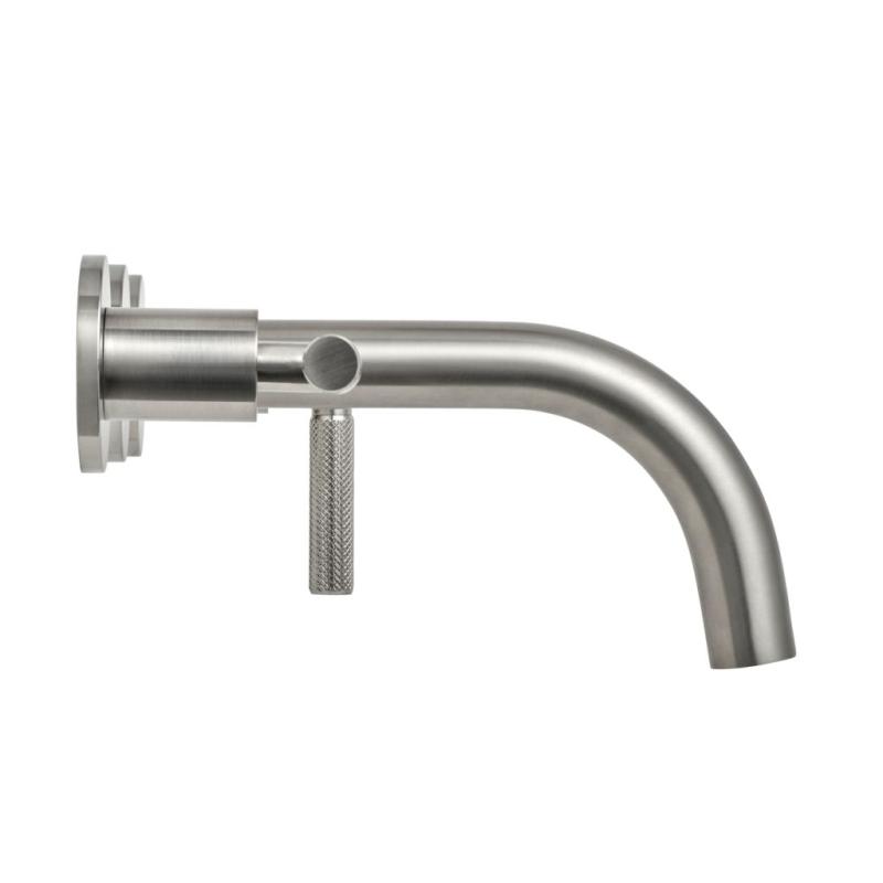 Grifería Lavatorio De Pared Bicomando Peirano Beat Niquel 62-201NI