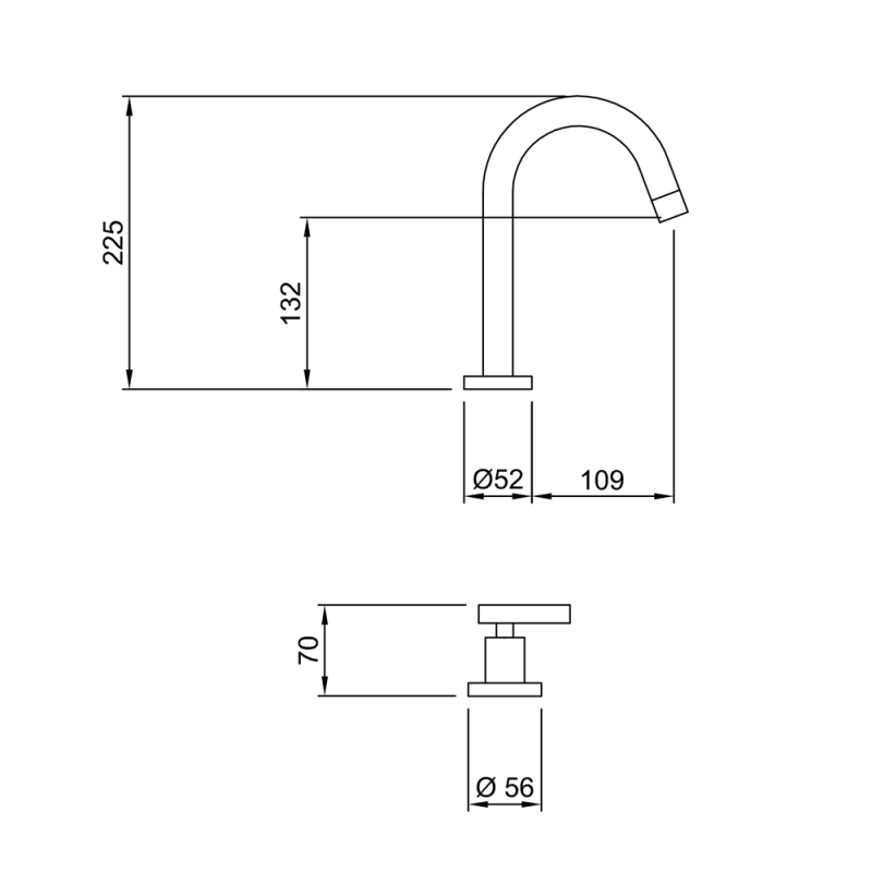 Grifería Lavatorio Baño Bicomando Peirano Adra Black 60-162N