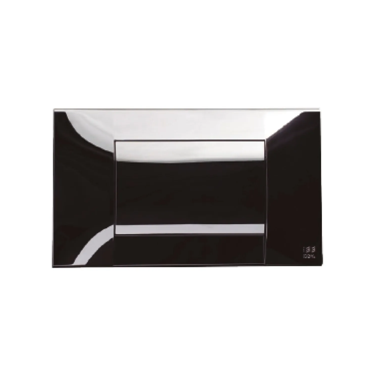 Tapa Tecla Cromo Deposito Embutido Universal Ideal 84030