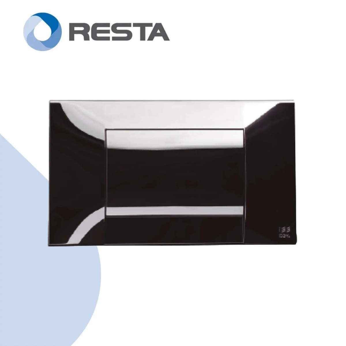 Tapa Tecla Cromo Deposito Embutido Universal Ideal 84030