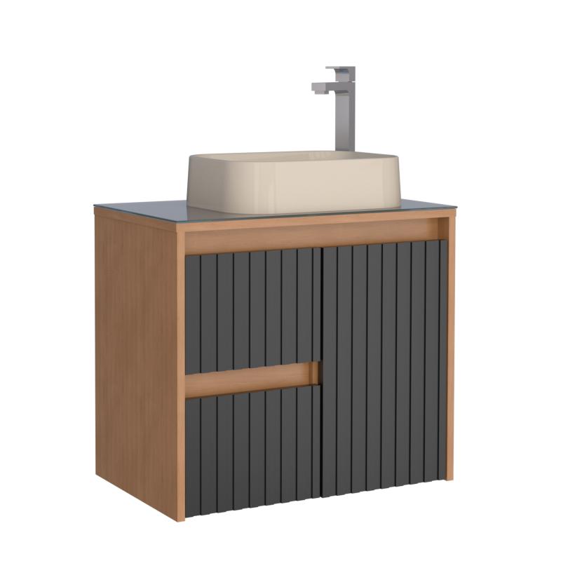 Vanitory Mueble Colgante Sin Bacha Cozimax Kyoto Z102202