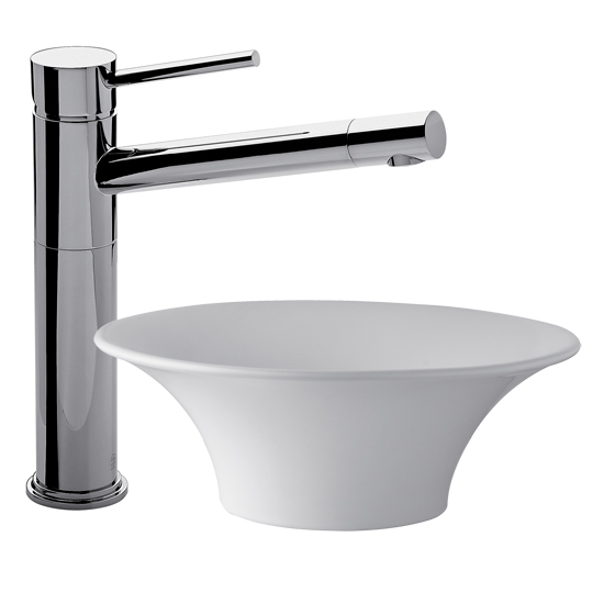 Grifería Monocomando Lavatorio Fv Temple 0411.02/87 CR Cromo