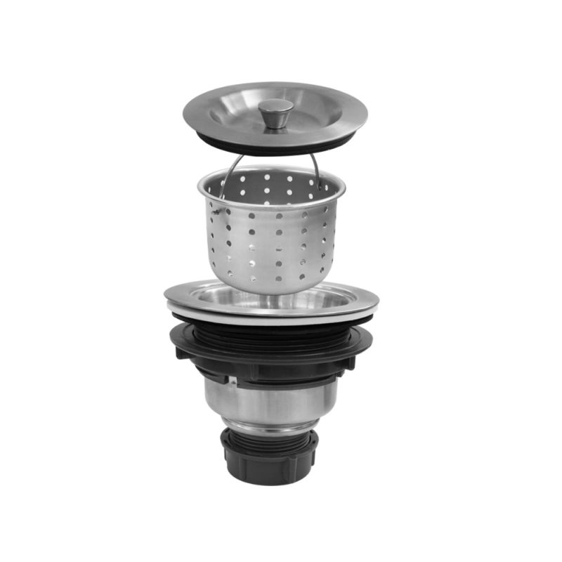 Bacha de Cocina Blanco de Apoyar Con Rejilla Y Desagote Peirano BCH16