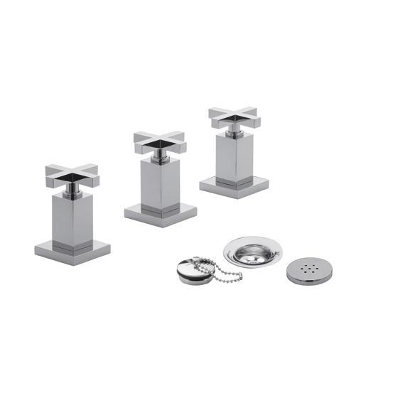 Grifería Bidet Con Transferencia Fv Dominic 0295R/85 CR Cromo