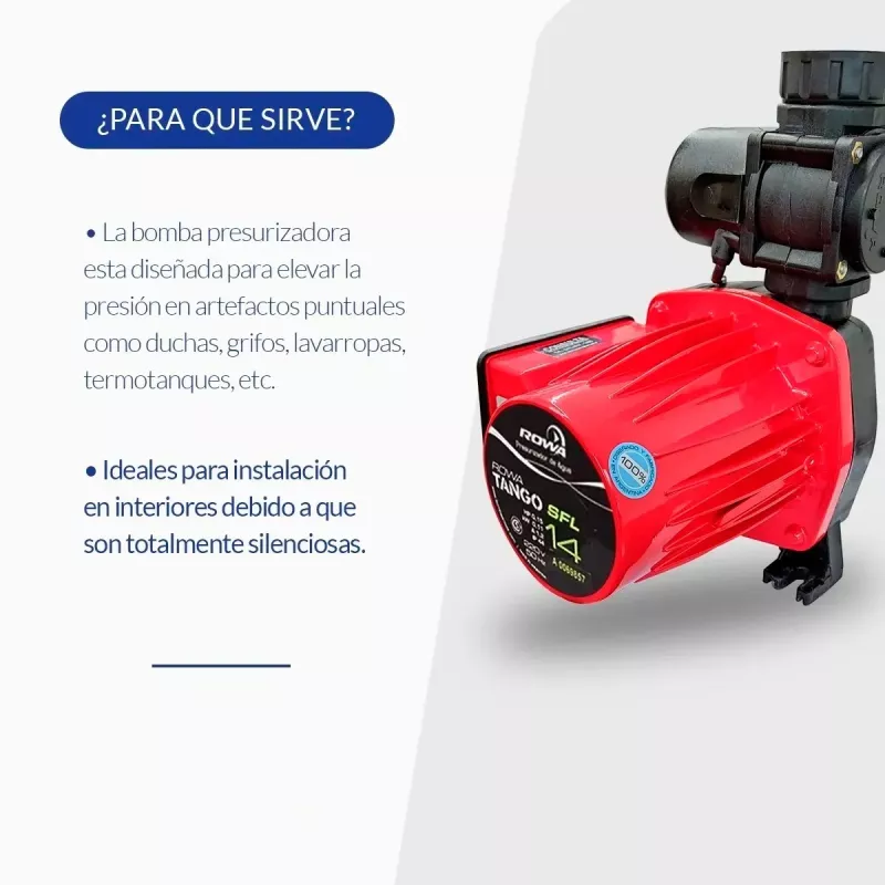 Bomba Presurizadora Rowa Tango SFL 14