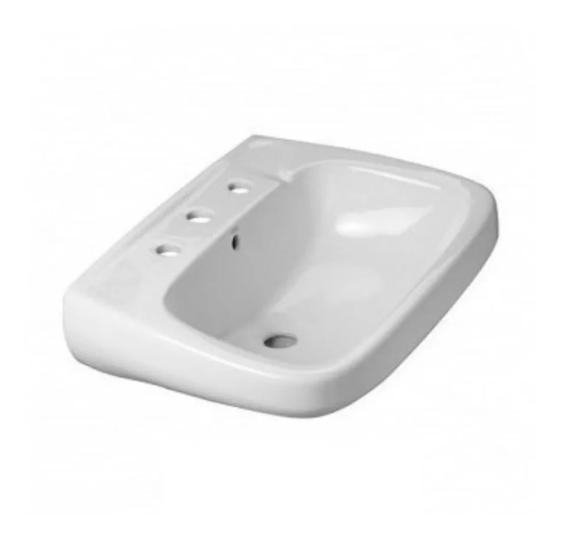 Lavatorio 3 Agujeros Roca Monaco Blanco