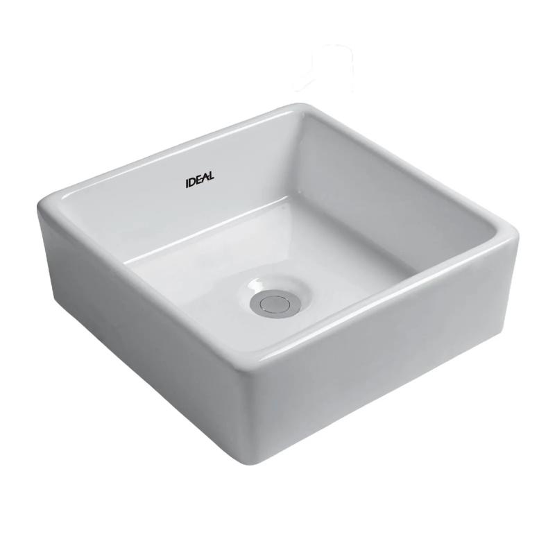 Bacha Cuadrada De Apoyar Moroti Ideal 10040 Blanco