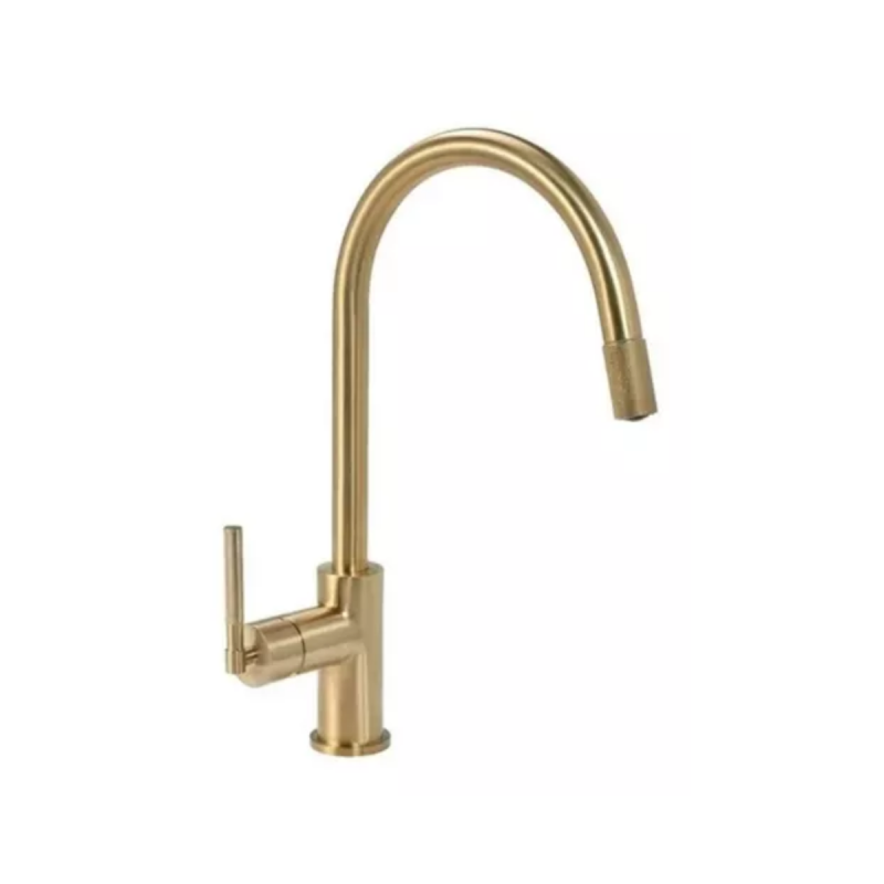 Griferia Monocomando Cocina Peirano Fabric Gold 20-100g