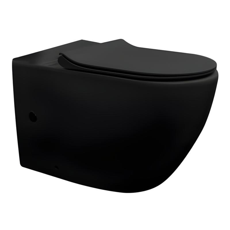 Inodoro con Asiento Linea Stone Black (INO104N-1)