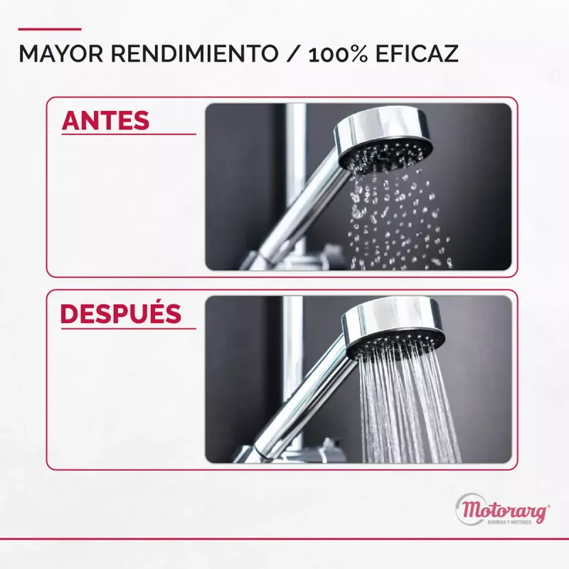 Bomba Presurizadora MOTORARG TIP1 9Mts 1-2 Baños