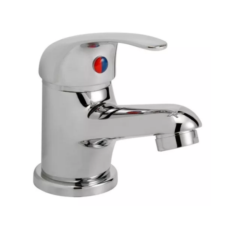 Grifería De Bacha Peirano Lugo 60-133 Color Plateada Y Acabado Cromado