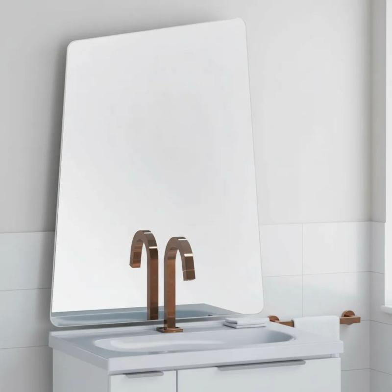 Espejo Para Baño Rectangular Cozimax Topazio 80x60cm