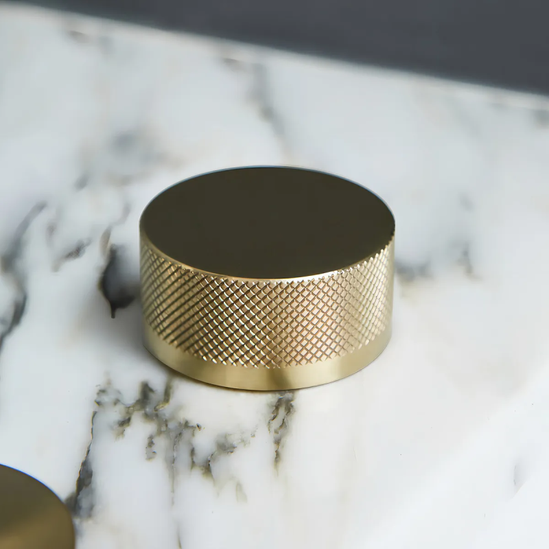 Grifería Lavatorio Mesada Bicomando Peirano Fabric Gold 60-100G