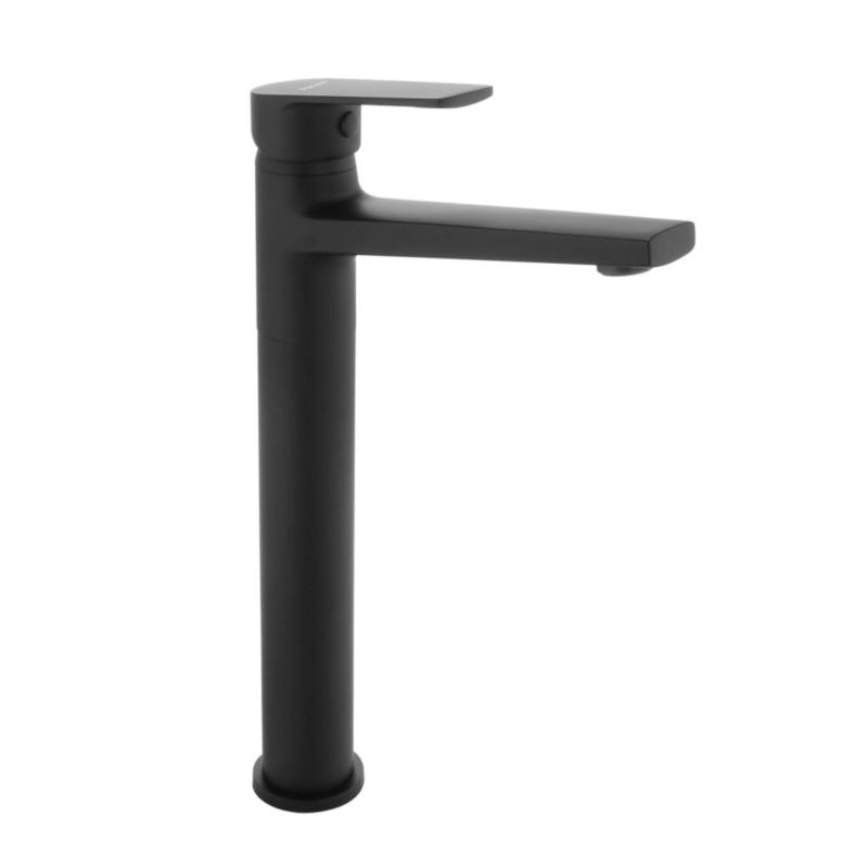 Grifería Lavatorio Alto Monocomando Peirano Black Rio (61-176N)