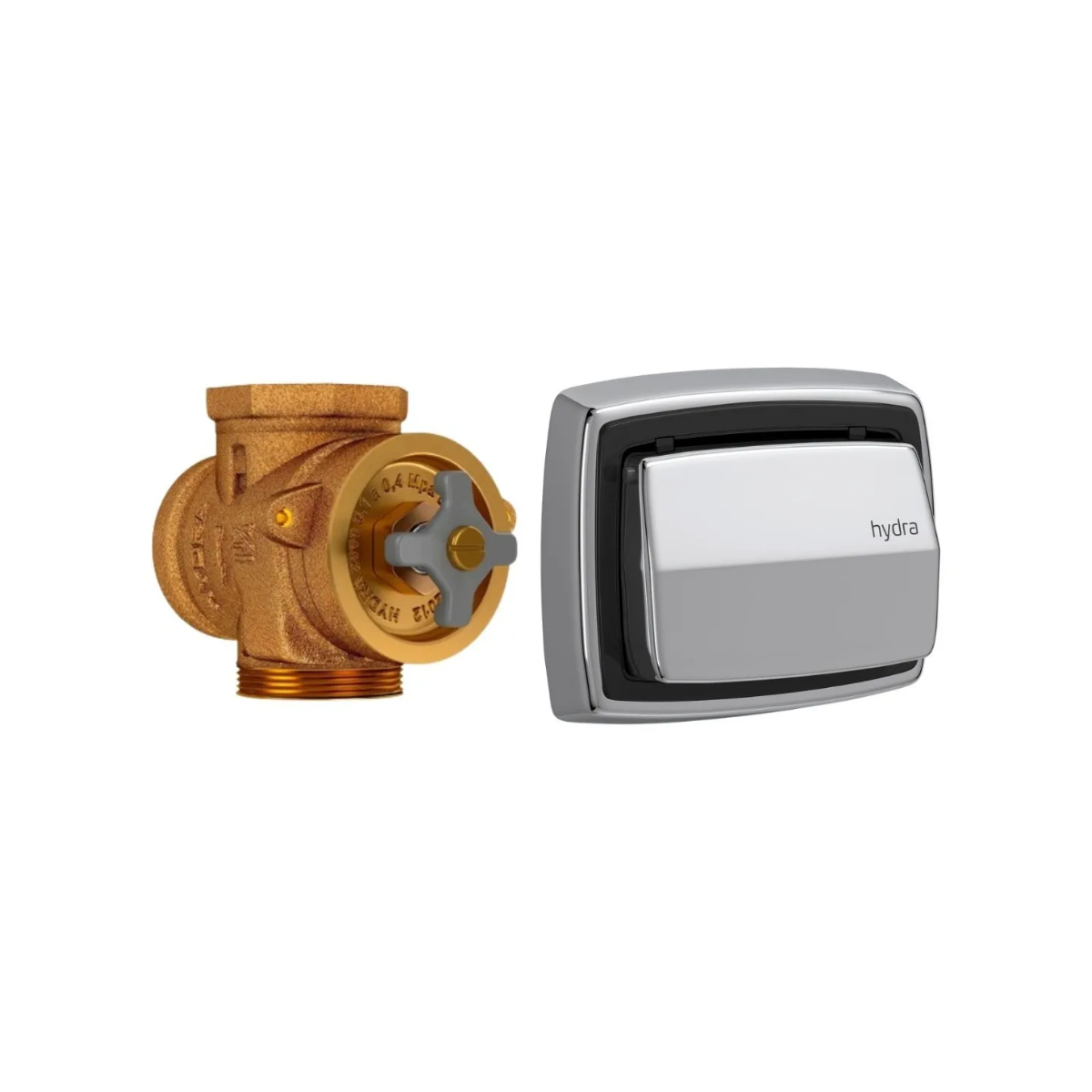 Válvula + Tecla Descarga Para Inodoro Deca Hydra Max Cromo