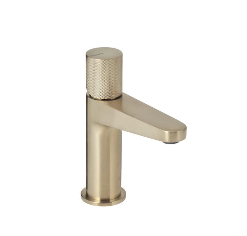 Grifería Lavatorio Monocomando Bajo Peirano Fabric Gold 60-200G