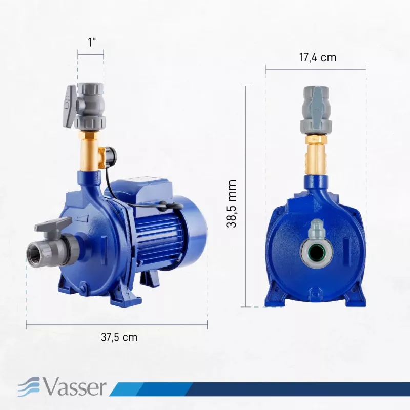 Bomba presurizadora VASSER QCTE26 de 4-6 Baños