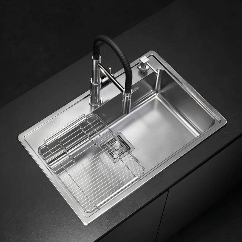 Kit Bacha Cocina Johnson Acero Quadra Max Q71 + Accesorios