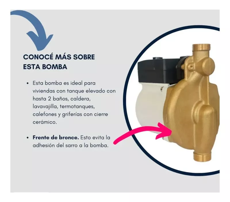 Bomba Presurizadora Rowa Mini RW9