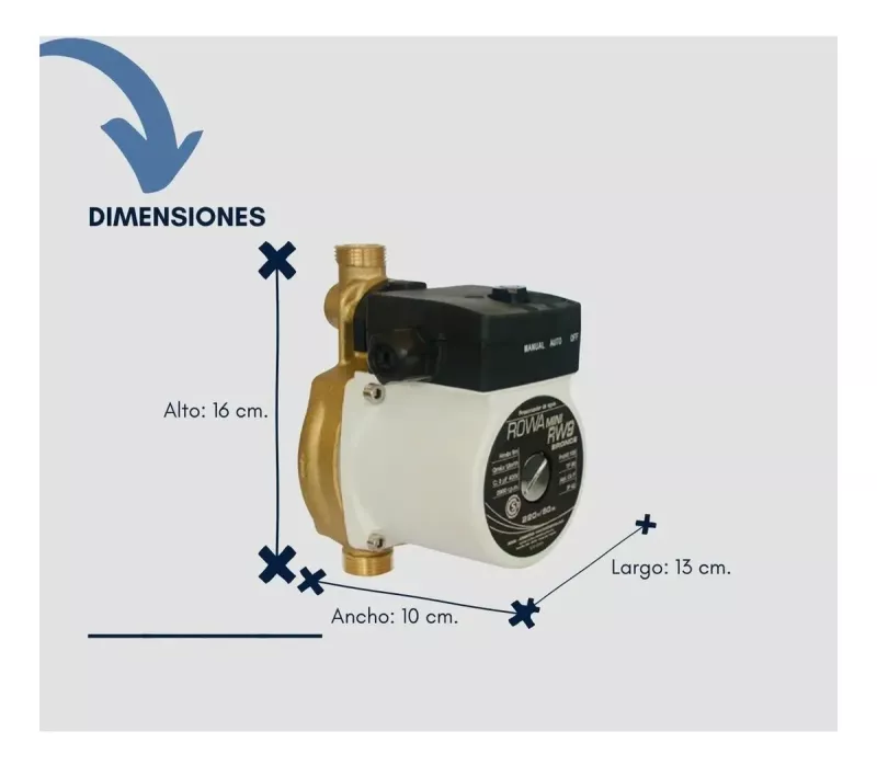 Bomba Presurizadora Rowa Mini RW9