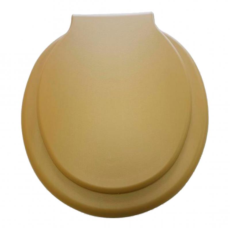 Tapa Asiento Inodoro Monkoto Florencia Plástico Inflado Color Dorado Cod. 119