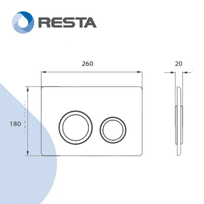 Tecla Ritmo Dual Ideal Suma 2 Acero Inoxidable 80300