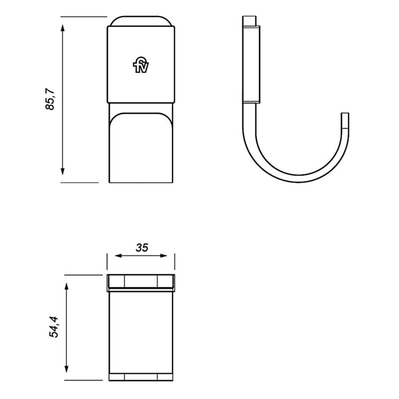 Percha Baño Fv Armonía 0166/M8