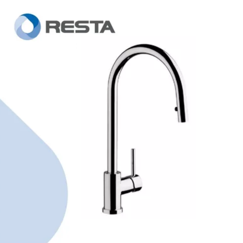 Grifería Fv Temple 412.01/87 Cocina Monocomando Con Rociador